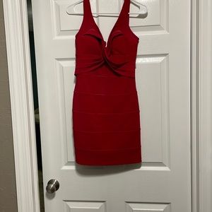 Short Red Fitted Dress